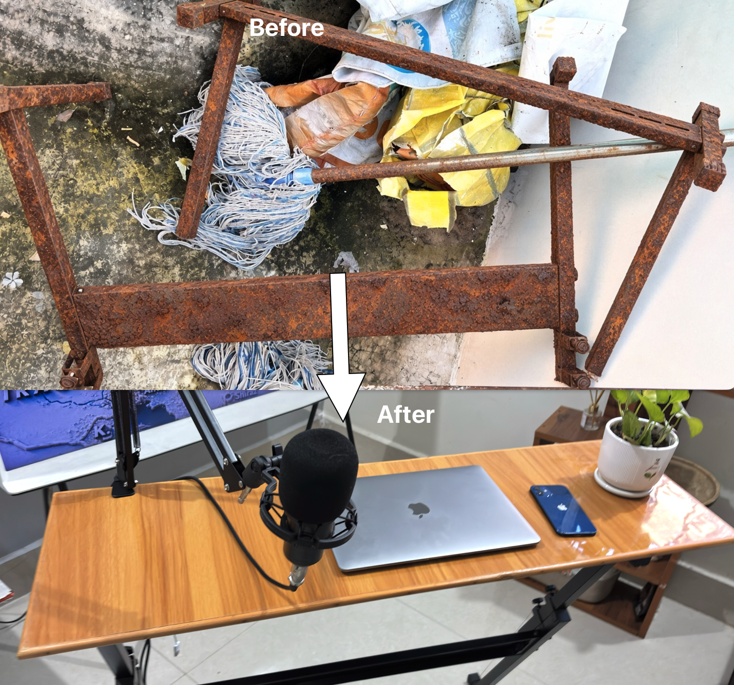 ReBorn FlexTable — From Scrap to Smart Furniture