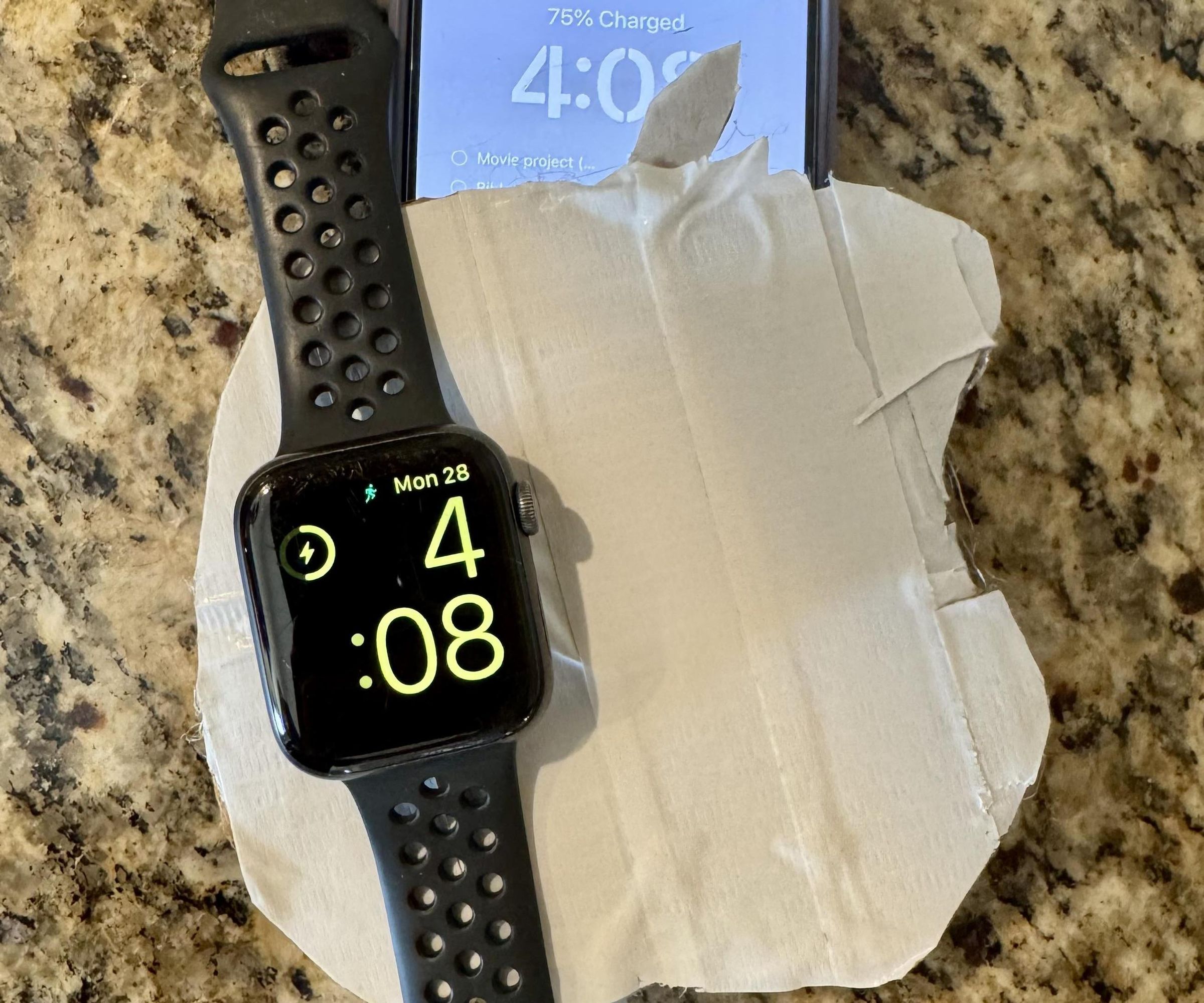 Apple Logo Phone and Watch Charger