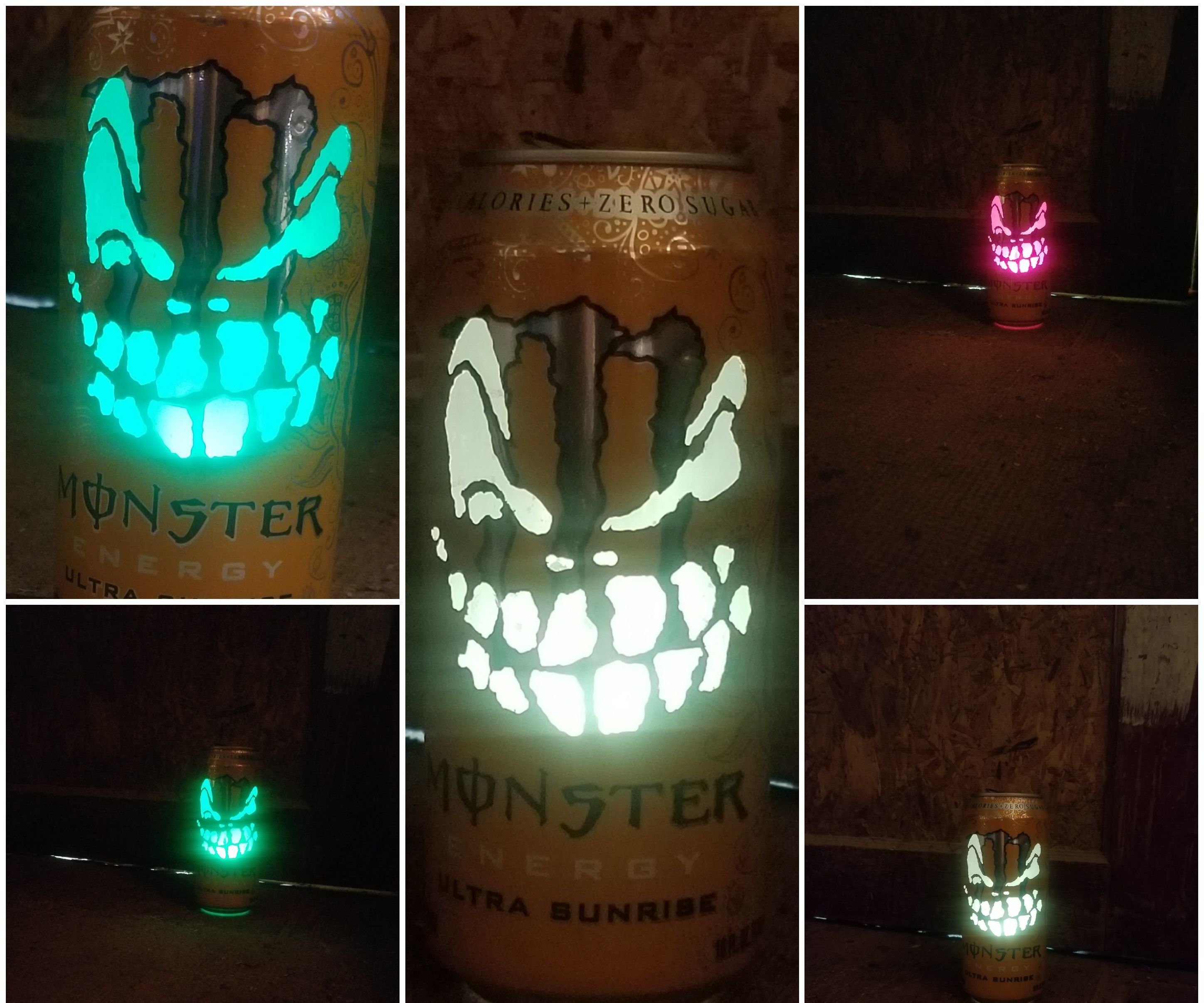 HALLOWEEN MONSTER CAN LIGHT