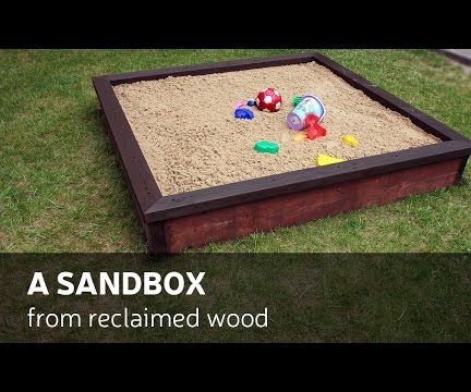 DIY: a Sandbox From Reclaimed Wood
