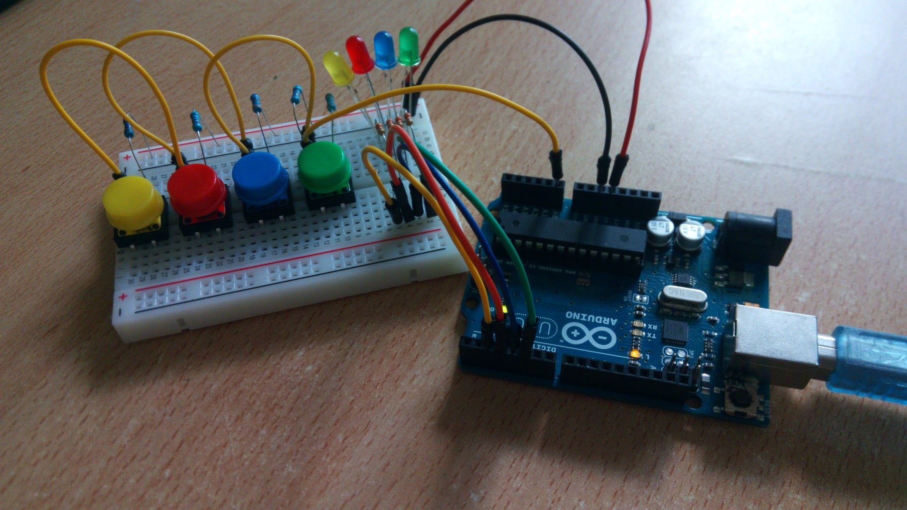 How To: Multiple Buttons on 1 Analog Pin - Arduino Tutorial : 5 Steps ...