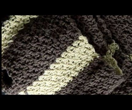Video: Crochet Seed Stitch Scarf Pattern/Video