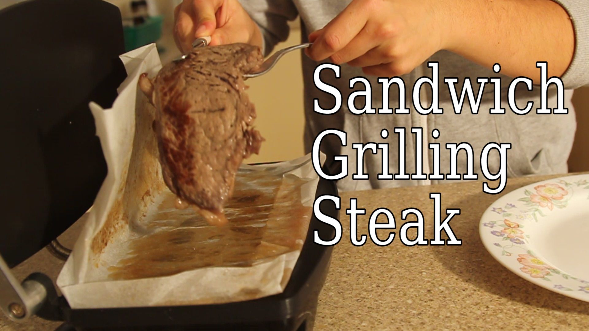 Bachelor Pad Cooking Show - Sandwich Grilling Steak (Episode 1)