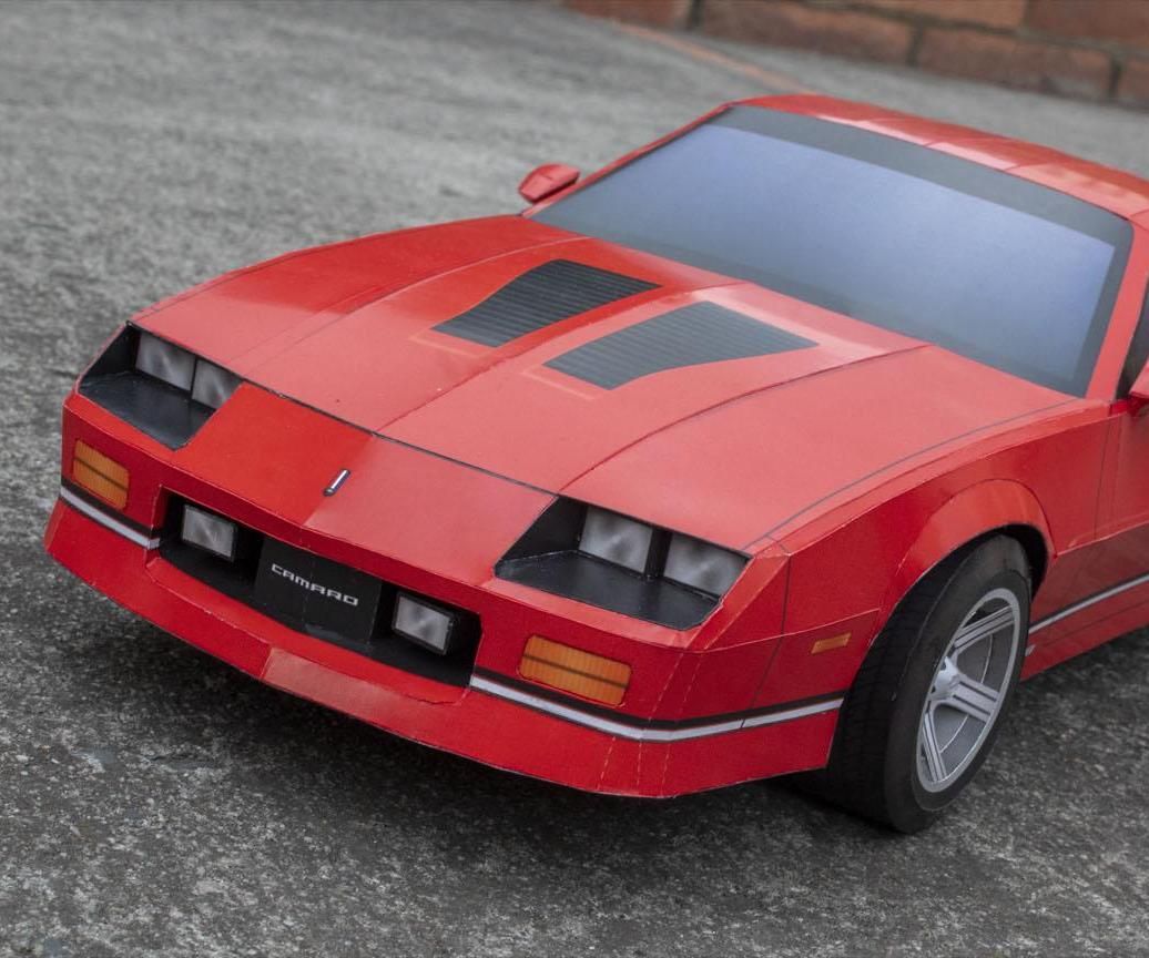 Camaro Z28 IROC-Z DIY Paper-Craft