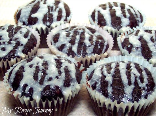 Low Fat Zebra Cupcakes
