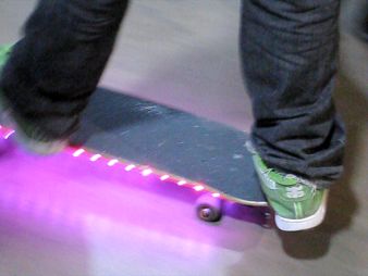 Color-Changing LED Skateboard Lights