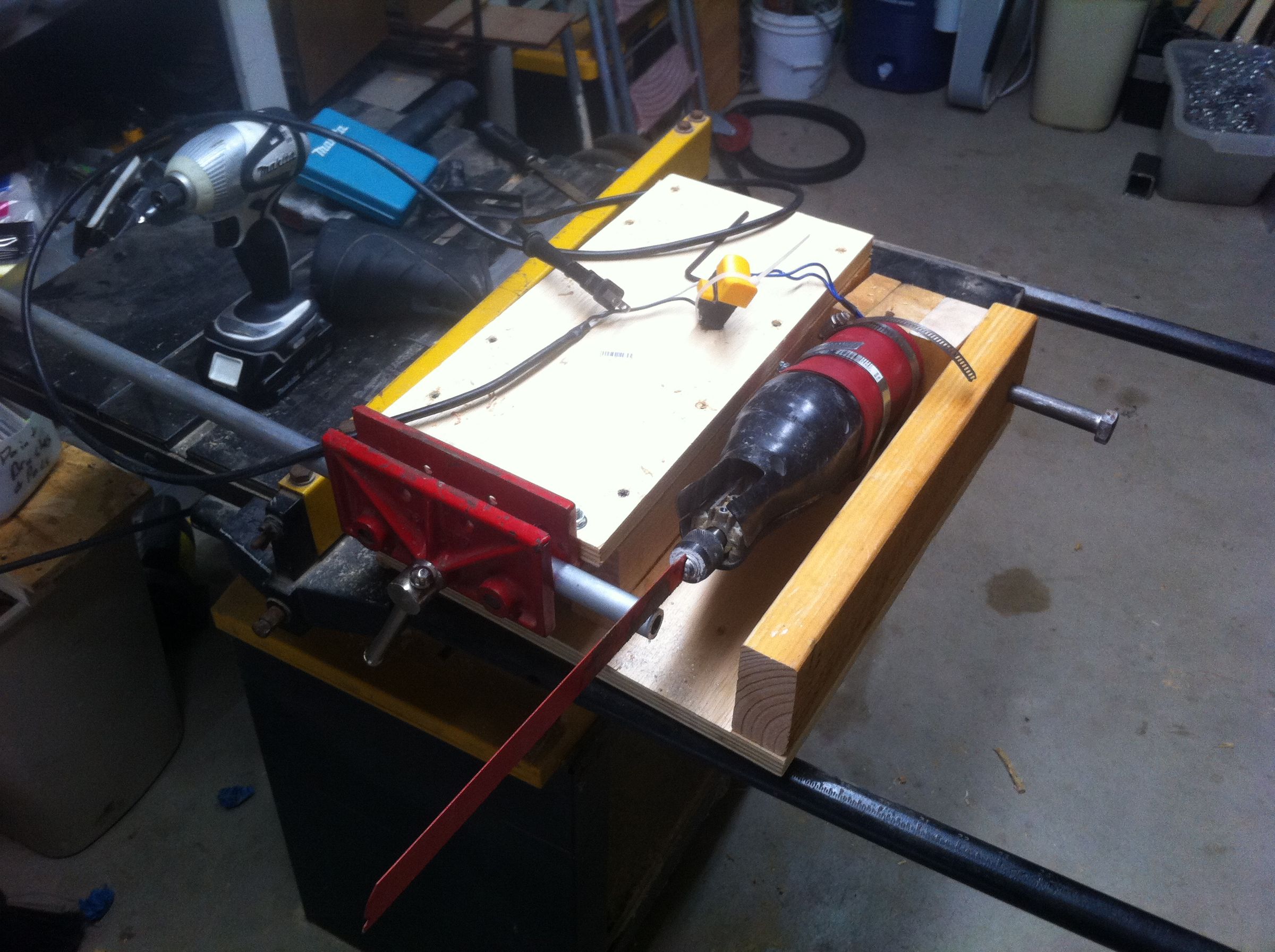 Metal Cutting Saw From Wood