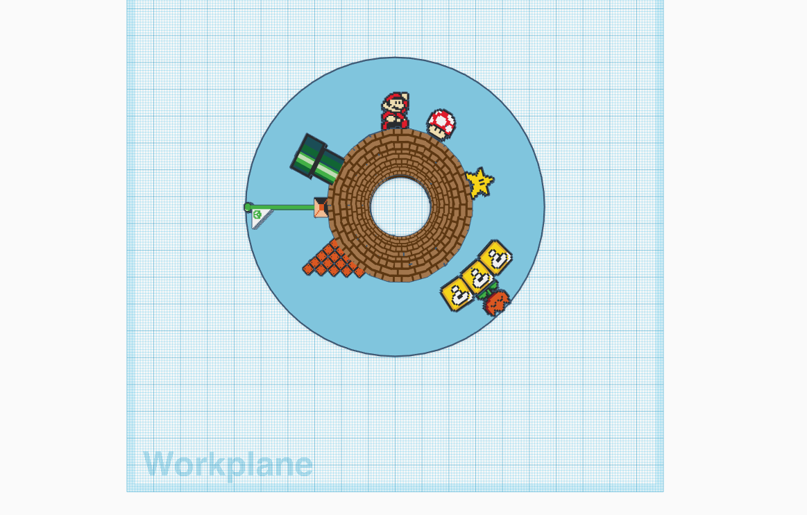 Mario World Fidget Spinner