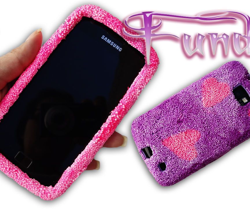 Mobile Cases or Covers Made of Ceramic Granulated Goma Eva and DIY