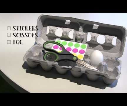 Office Supply Crafts: Egg Decorating
