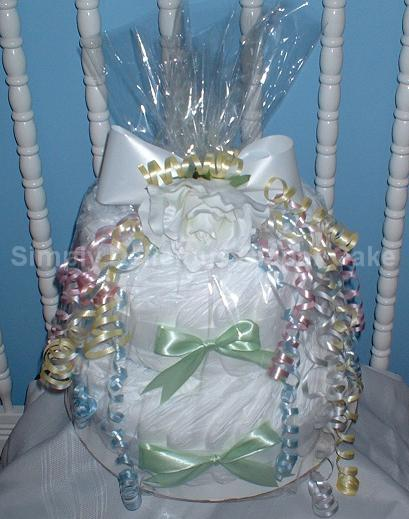 Wrap Cake in Tulle or Cellophane