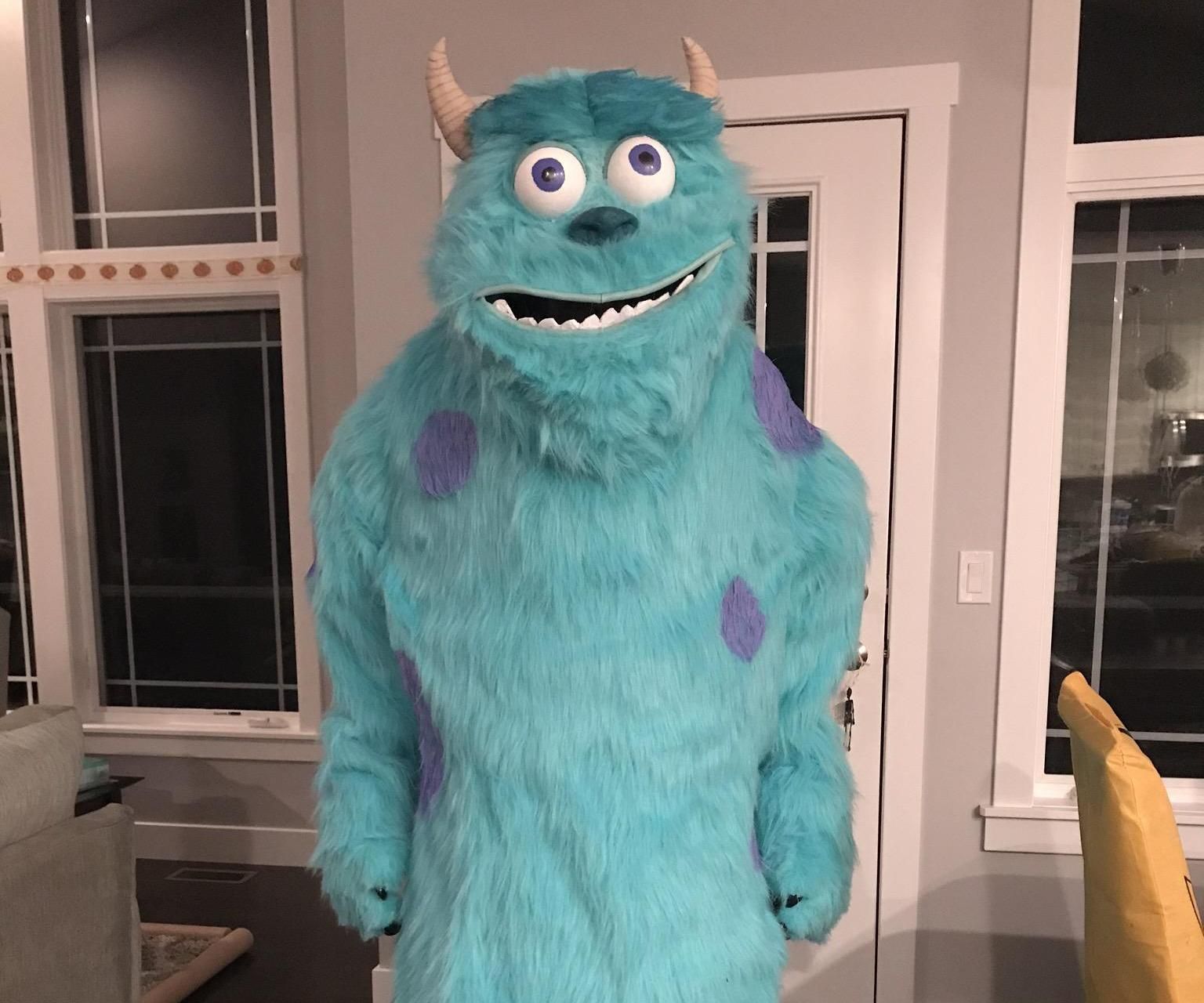 Sulley (Trademark Disney) Monster Homemade Halloween Costume : 11 Steps  (with Pictures) - Instructables