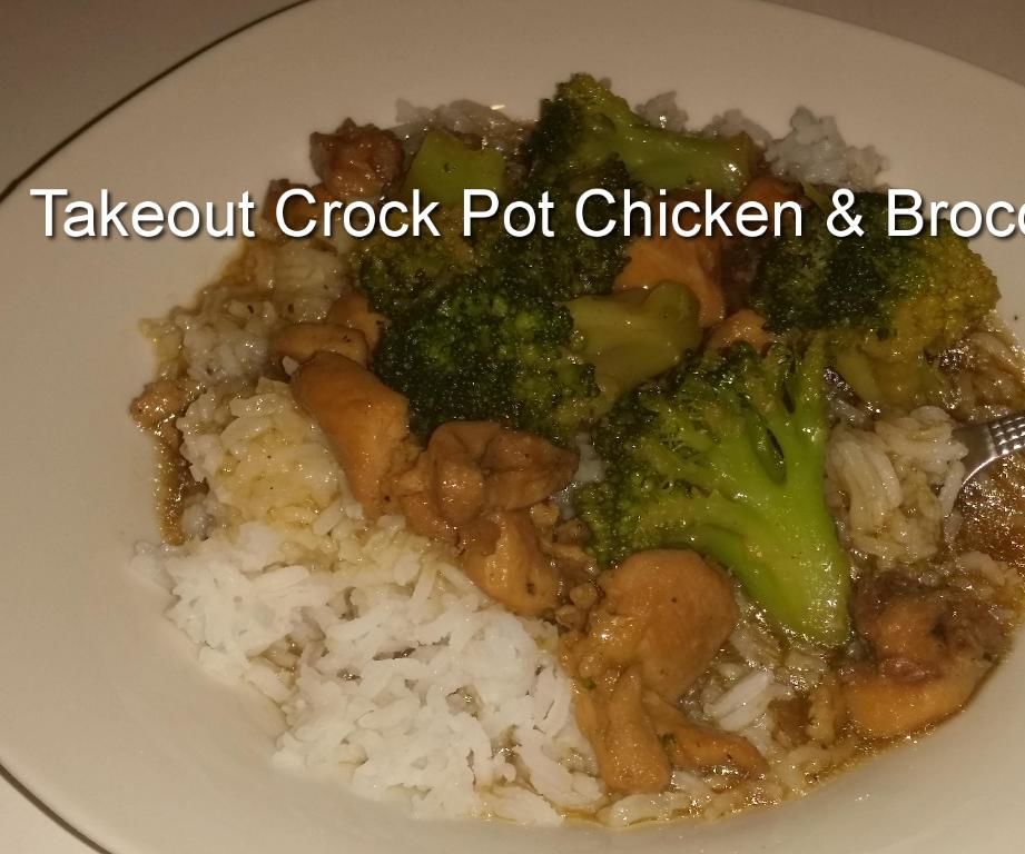 Take Out Crock Pot Chicken & Broccoli