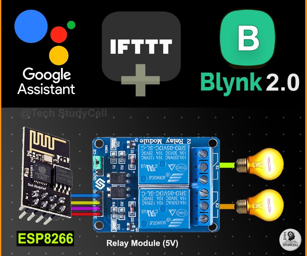 ESP01 Project Using Blynk IFTTT & Google Assistant : 19 Steps ...