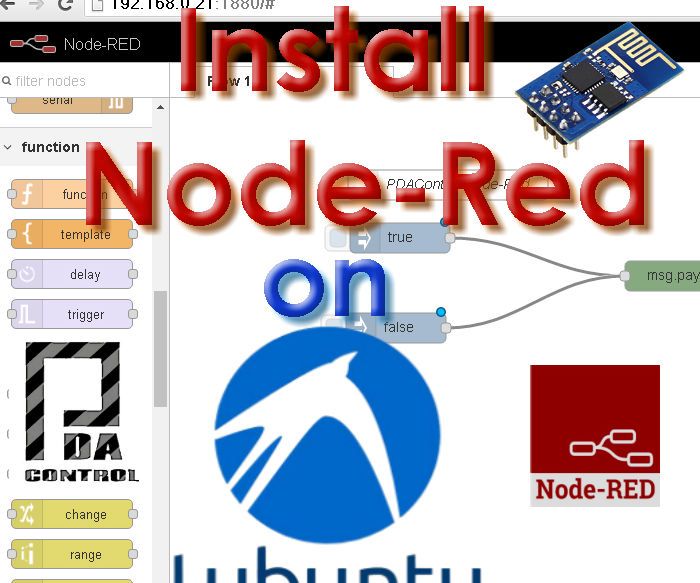 Install Node Red on Lubuntu IoT