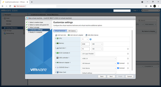 Creation of the First Virtual Machine