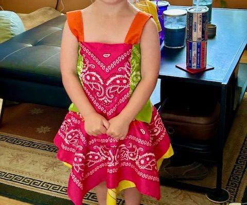 Toddler Bandana Skirt and Top