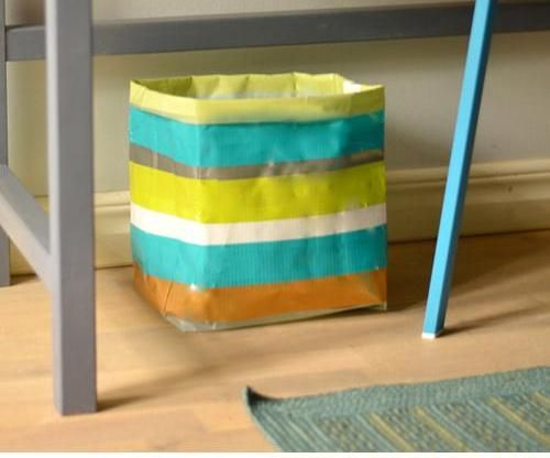 Fastfood Bags Into Trashcans