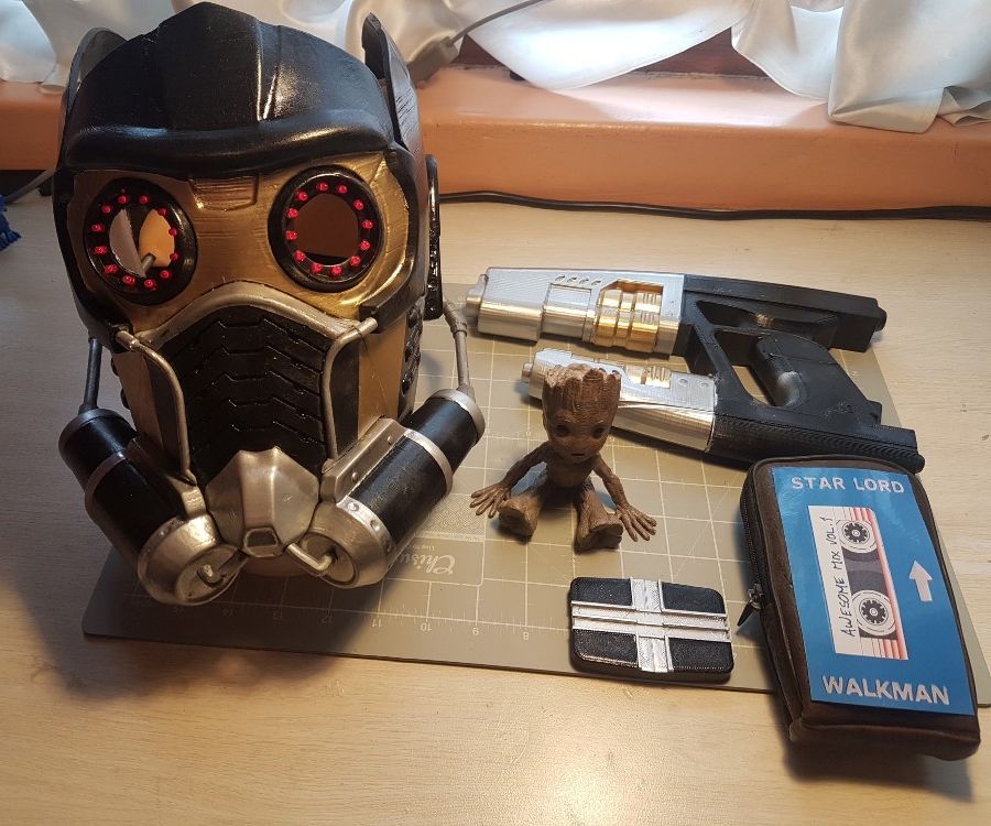 3D Printed Guardians of the Galaxy Props