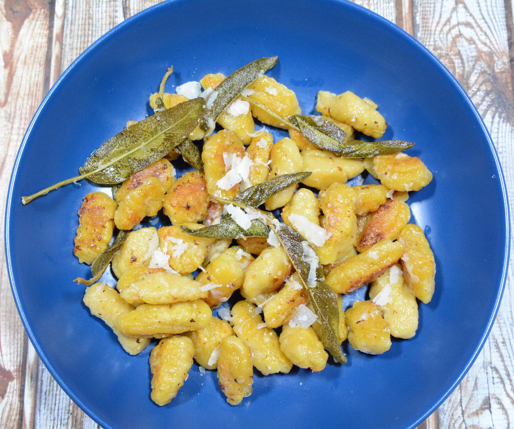 Homemade Pumpkin Gnocchi With Sage Butter and Parmesan 8 Steps (with
