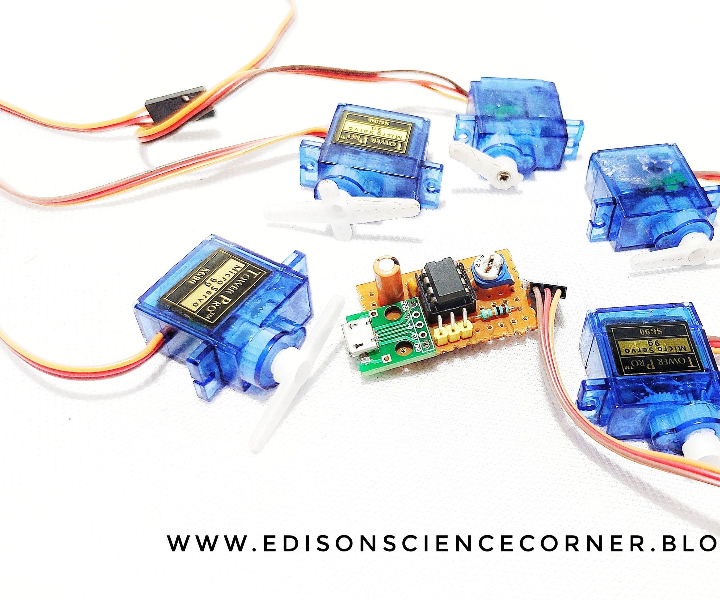 Servo Tester Using Ic 555