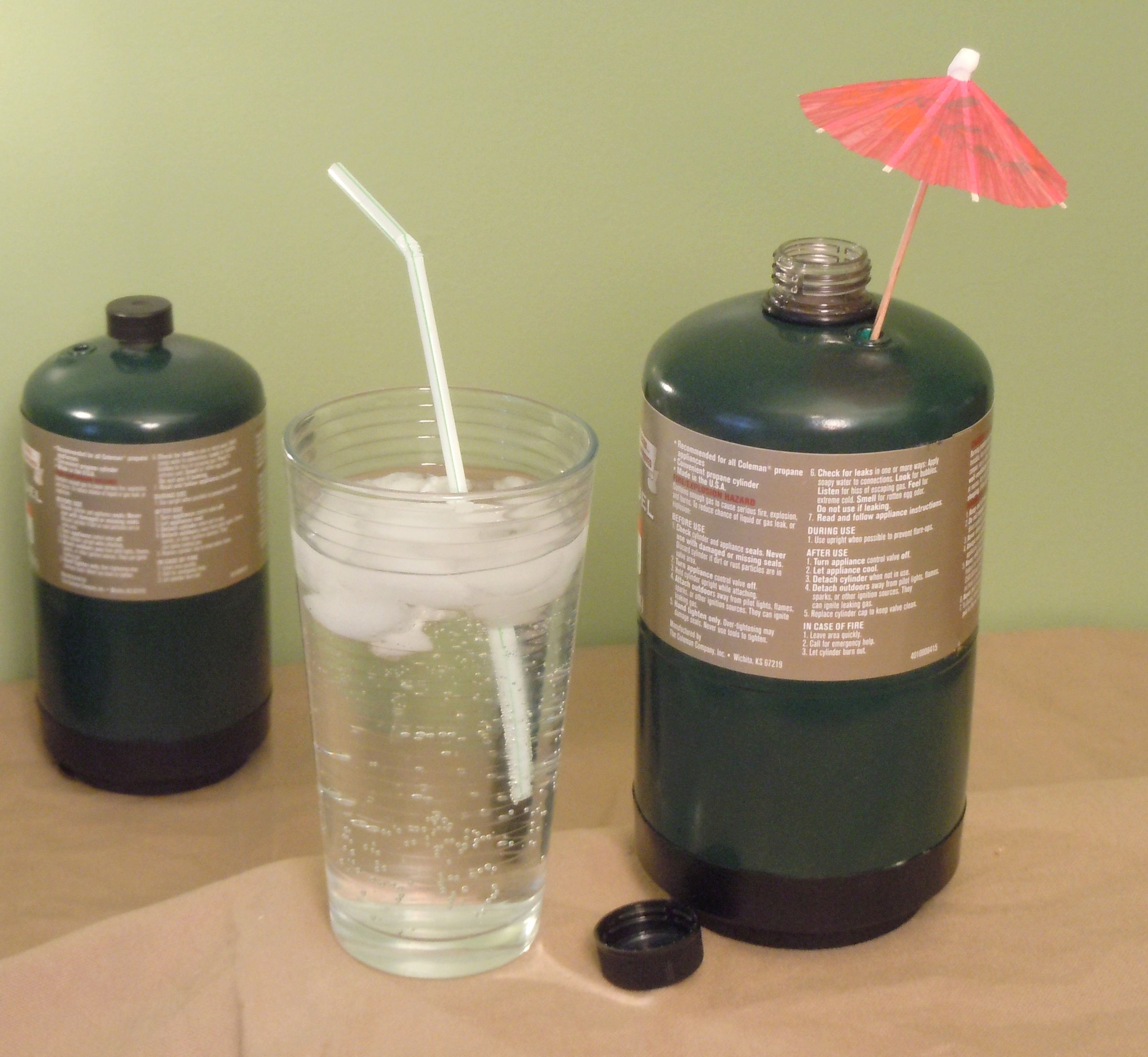 Propane Tank-ard Insulated Beverage Bottle