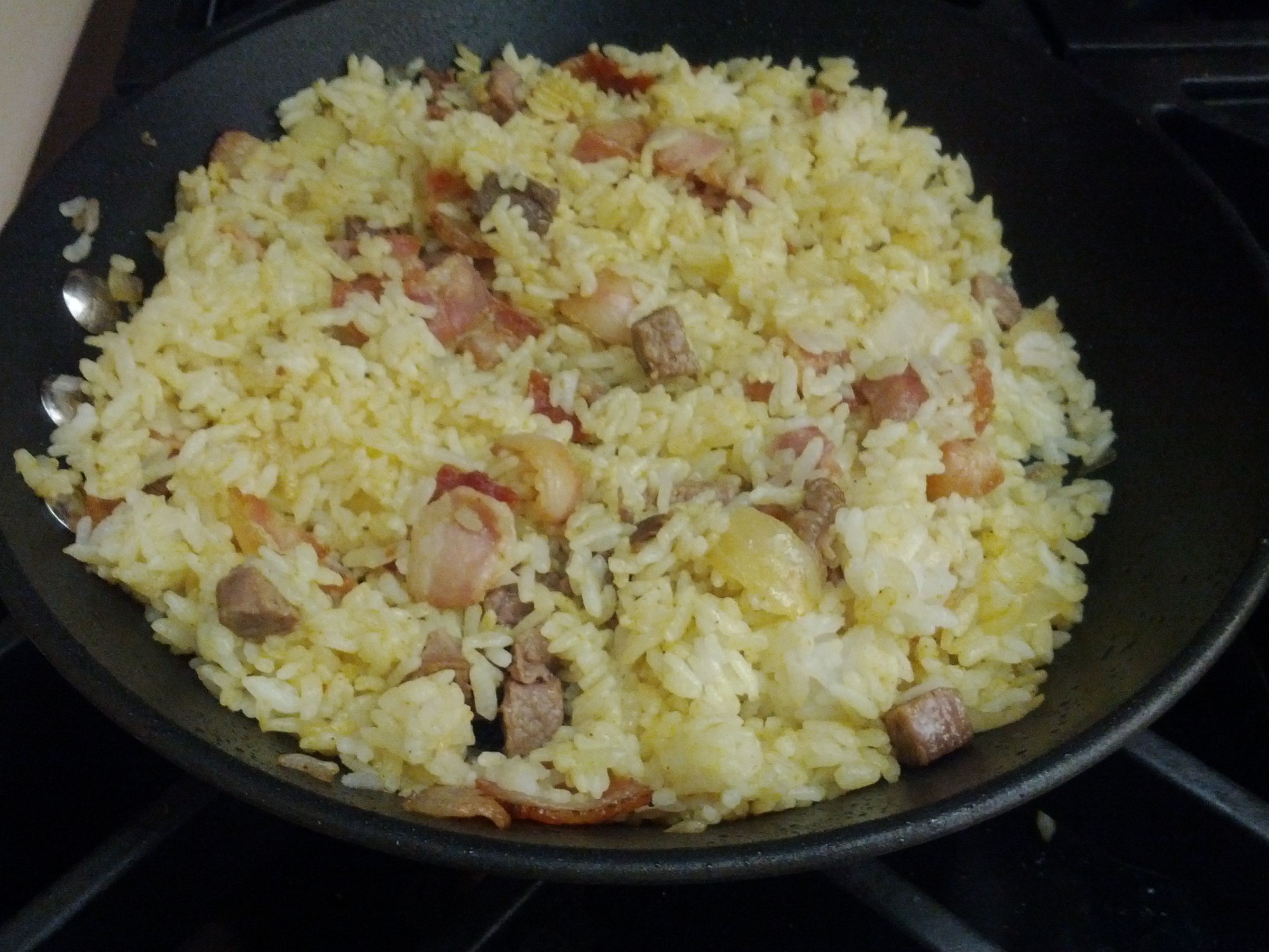 Curry Bacon Steak Rice Instructables