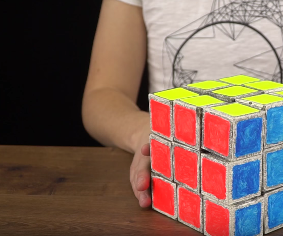 How to Make Giant Paper Rubik's Cube