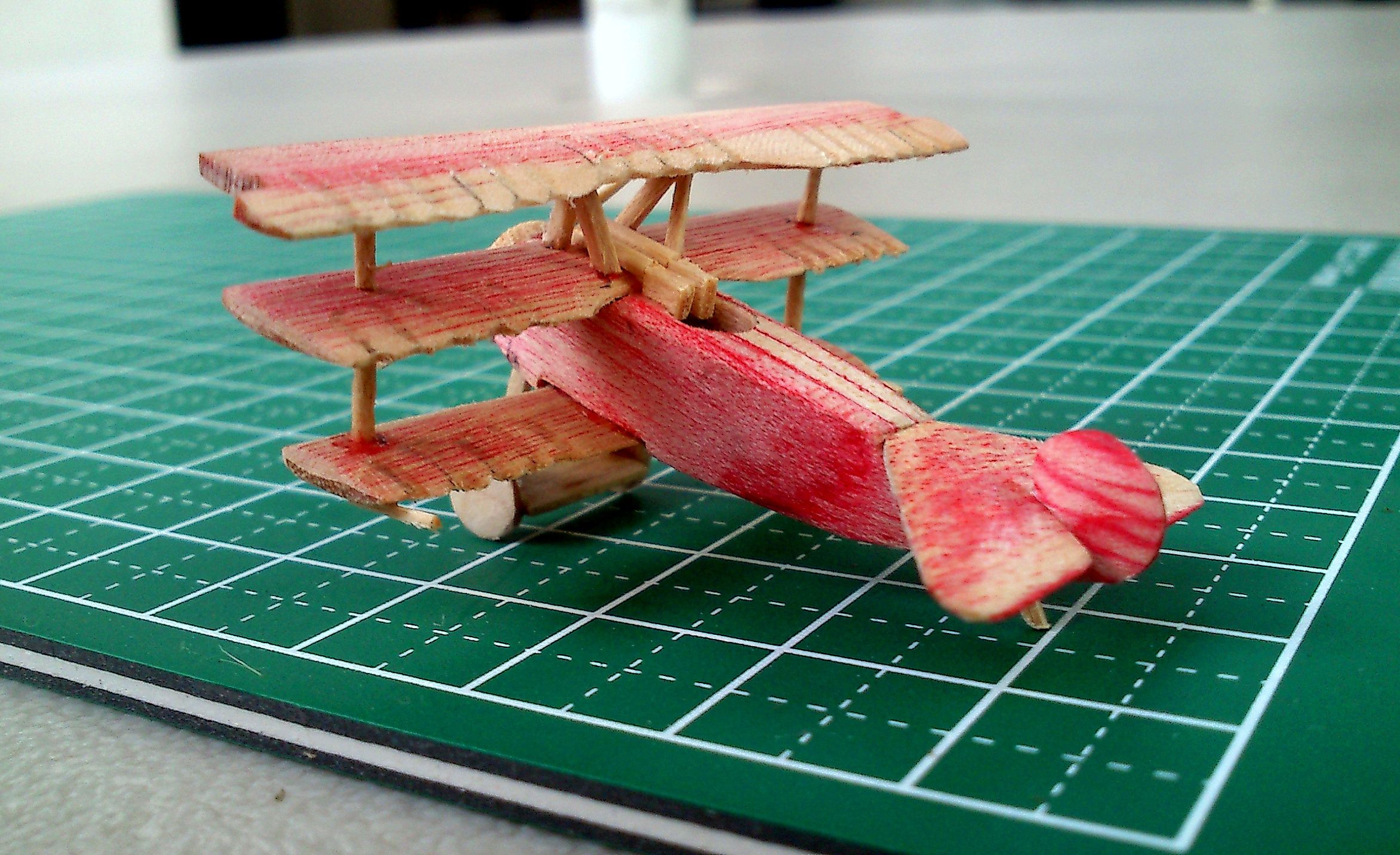 Mini Fokker DR.1 Triplane 7 Steps Instructables