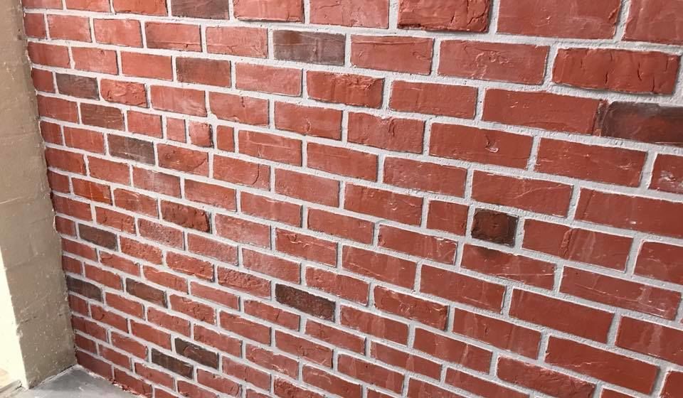 Faux Brick Walls