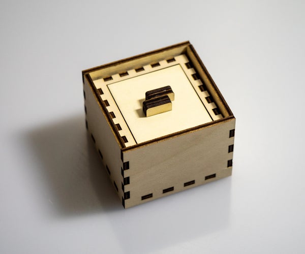 Laser Cut Wooden Puzzle Box