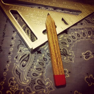 Oak Carpenter's Pencil