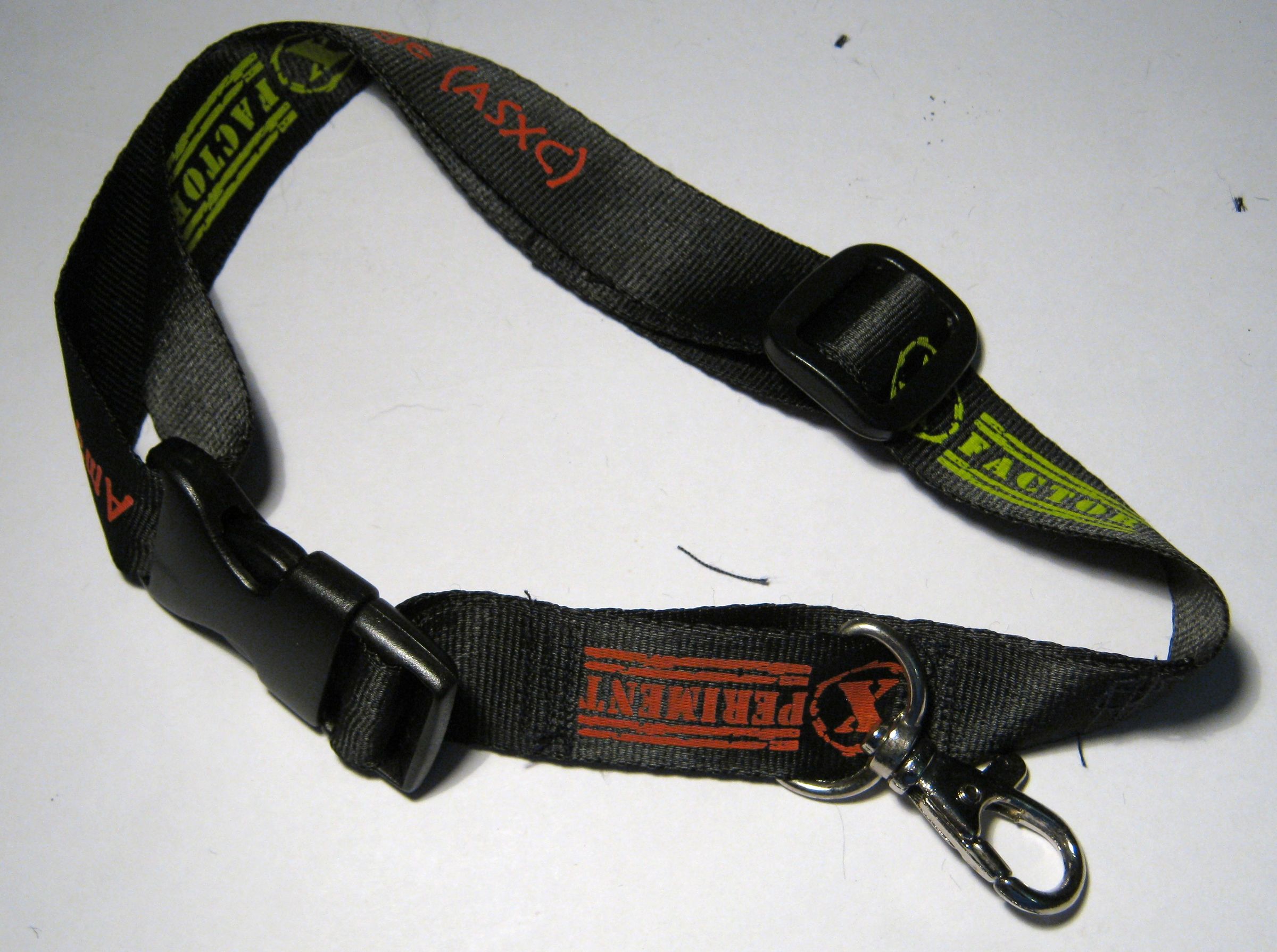 Dog collar from a lanyard