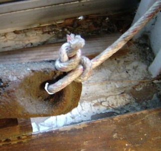 How to Repair the Weight and Rope Mechanism in Old Fashioned Wood ...