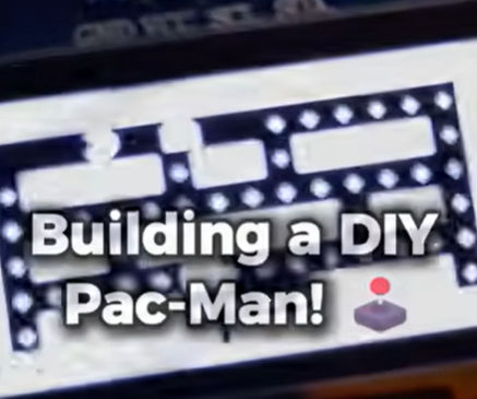 ESP32 OLED Pac-Man Game Using SSD1306 Display and Analog Joystick