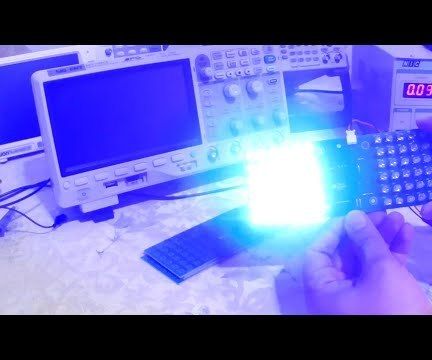 Programmable Police LED Flasher Using an STM8 [72 LEDs]