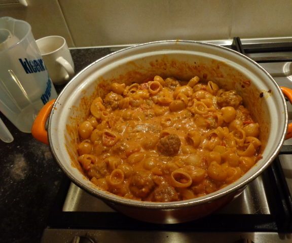 Delicious Pasta Creamaioli!