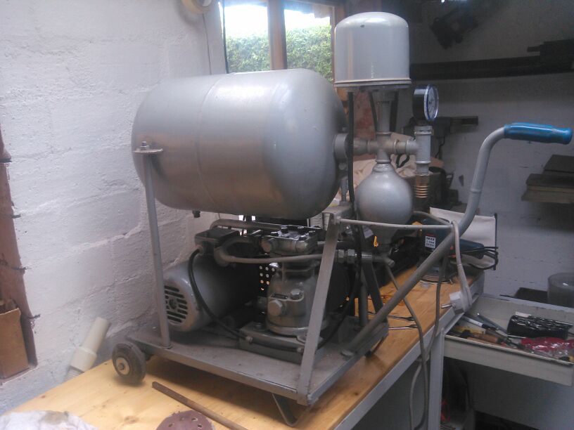 Reanimating Grandpas Old DIY WWII Compressor