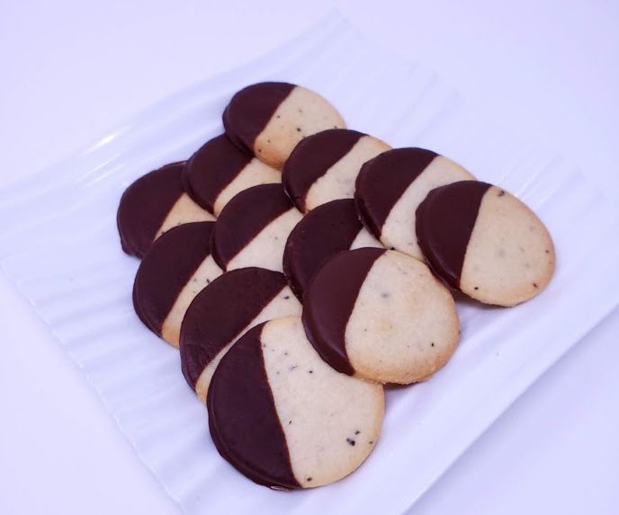 Two-Tone Coffee and Cardamom Cookies