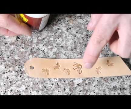Customizable Leather Bookmarks