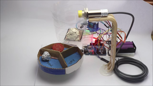 Automatic Dry Wet and Metal Waste Segregation Project Using Arduino : 6 ...