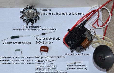 Flyback Transformer Driver for Beginners : 11 Steps (with Pictures ...