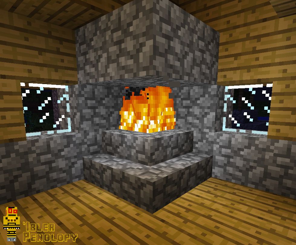 How to Make a Fireplace That Won't Burn Your House Down in Minecraft (with  Pictures) - Instructables