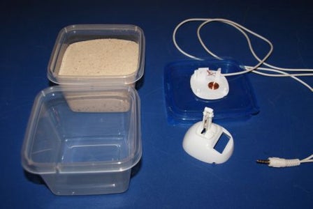 Sand Container and Seismometer Cover