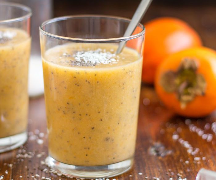 Super Healthy Persimmon Banana Smoothie