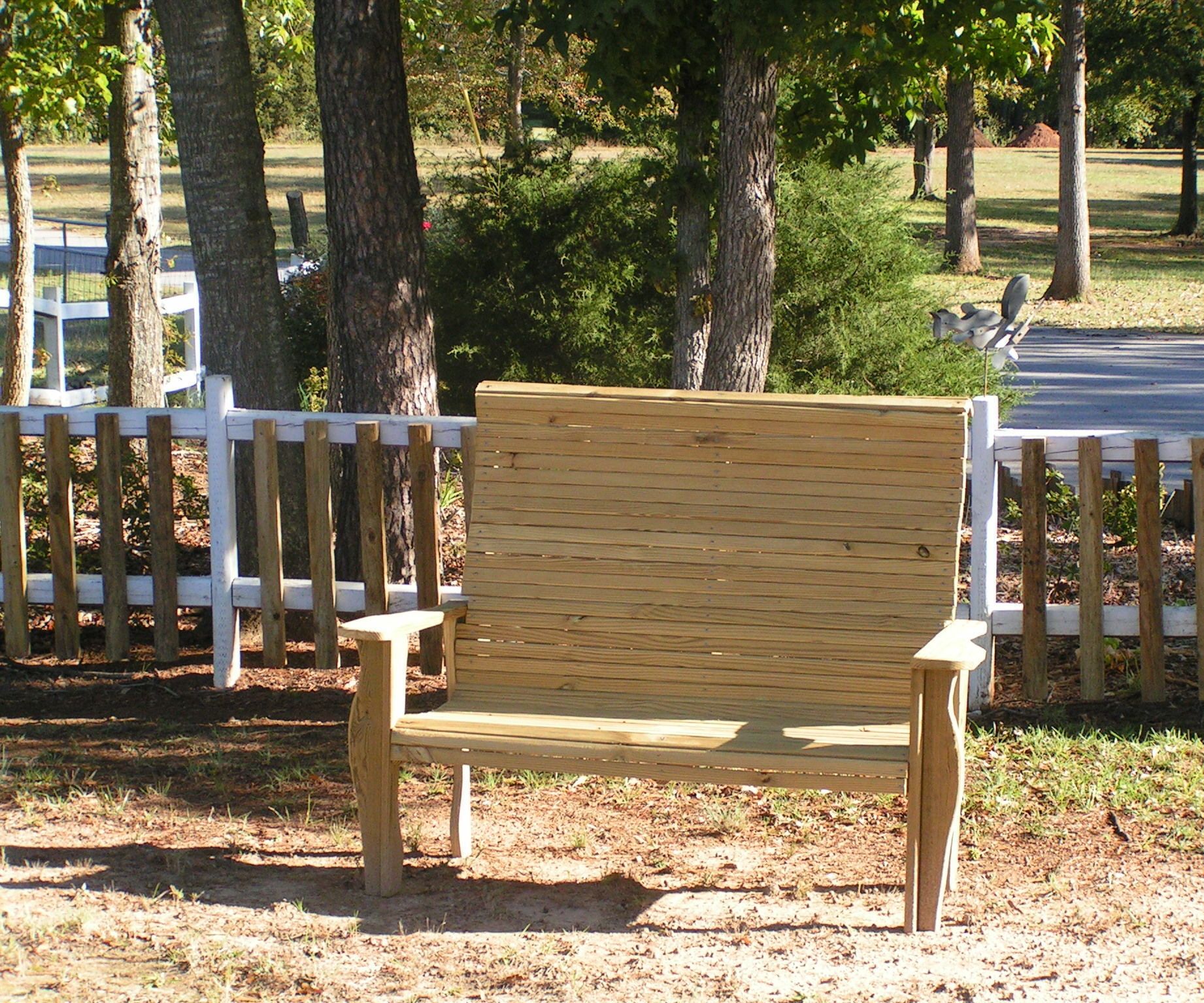 Outdoor Wooden Bench