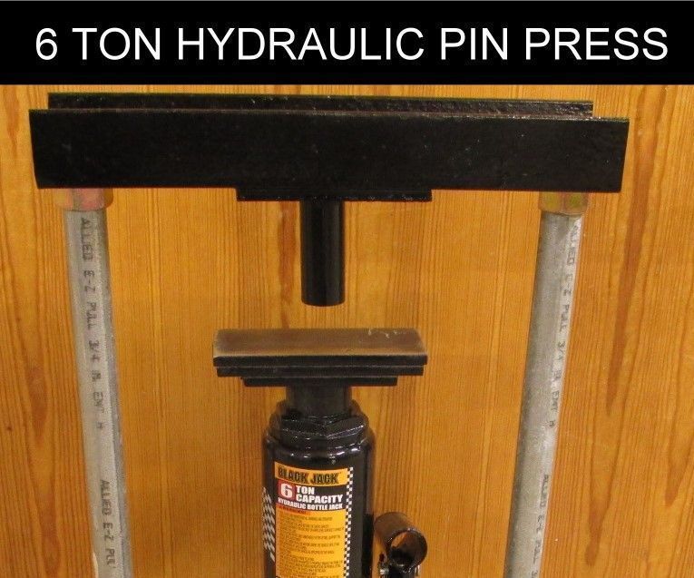 6 Ton Hydraulic Pin Press 3 Steps Instructables