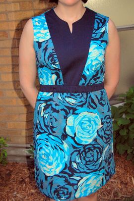 how to sew a rocker on dress blues Boat Neck Dress HELOISE Sewing Pattern PDF| Kristina Sewista