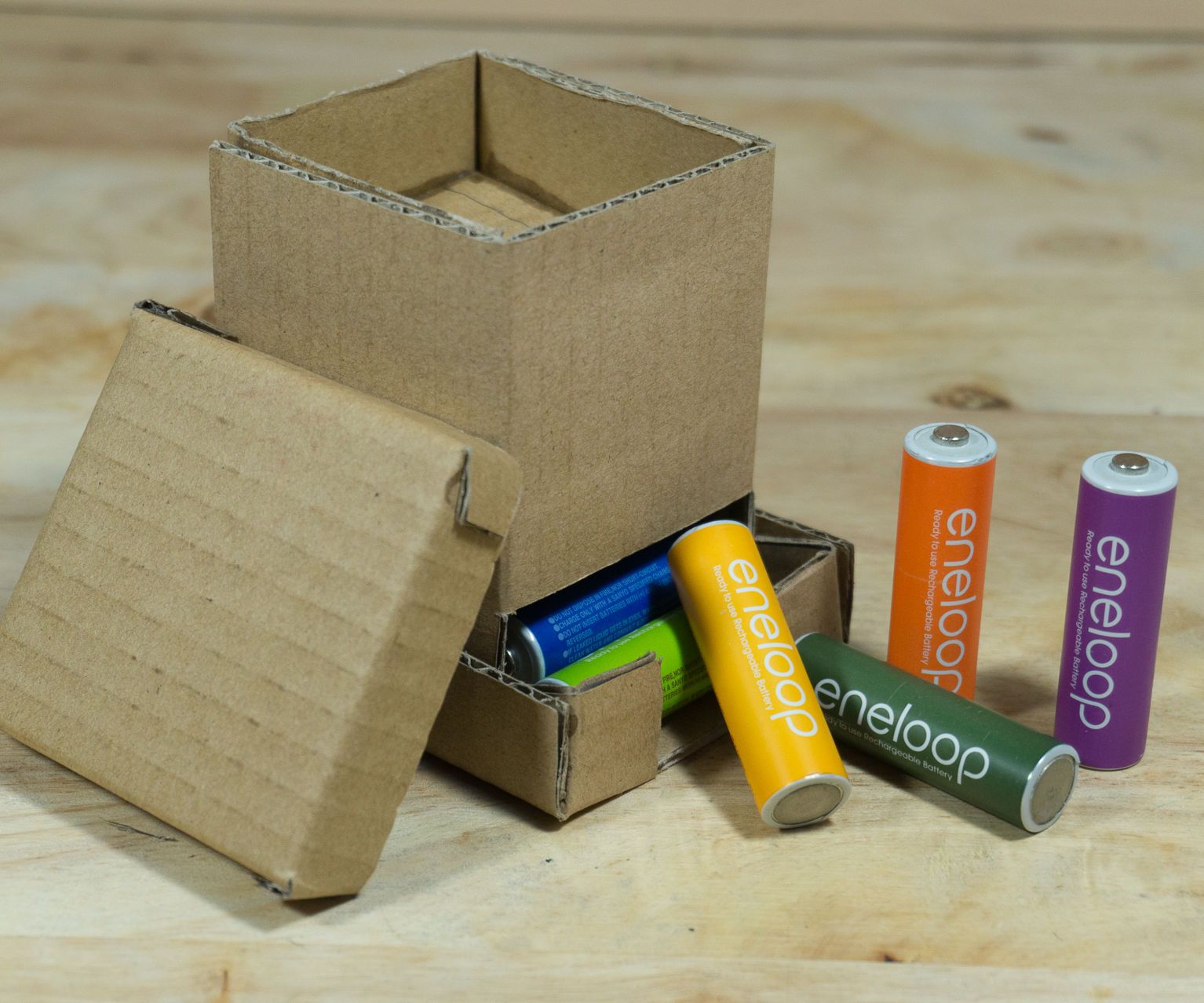 Cardboard Battery Dispenser