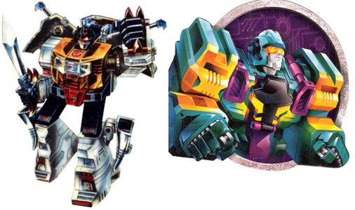 Transforming Hardtop and Grimlock.